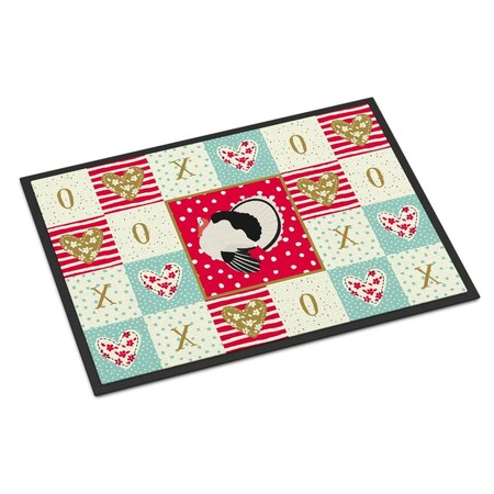 Carolines Treasures 18 x 27 in. Royal Palm Turkey Love Indoor or Outdoor Mat CK5415MAT